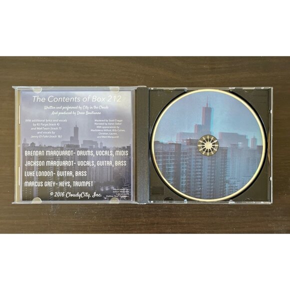 3 For $6 City In The Clouds : The Contents of Box 212 (CD, 2016) Cloudy City, In - Picture 2 of 3